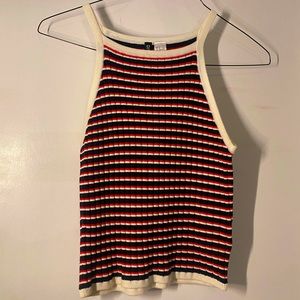 cute striped halter top